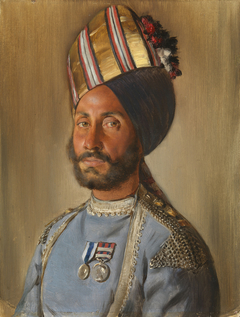 Muhammad Bey, Subadar, Bahadur, 1st Madras Lancers by Rudolf Swoboda