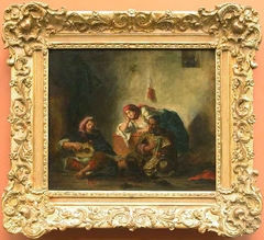 Musiciens juifs de Mogador by Eugène Delacroix