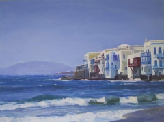 Mykonos Oceanfront by Howard Ganz