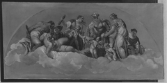 Mythologisch-allegorische Darstellung in der Villa Barbaro (nach Veronese) by August Wolf