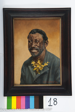 Negro com Flores by Adrien Henri Vital van Emelen