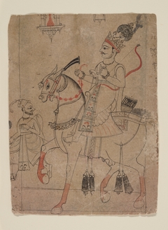 Nobleman on Horseback by anonymous painter