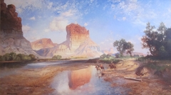 O'Neil Butte, Grand Canyon by Thomas Moran