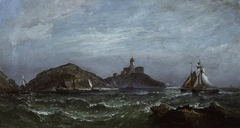 Oyster boats at the Mumbles by James Harris