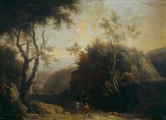 Paisaje con ventorrillo y acueducto romano by Pieter Spierinckx