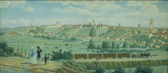 Panorama de São Paulo, 1870 by Henrique Manzo