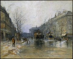 Paris Street Scene by Frank Myers Boggs