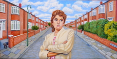 ‘Pauline from Fenham’, (2012), Oil on Linen, 60 x 120 cm. by john albert walker