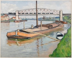 Paysage au chaland by Albert Marquet