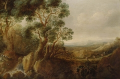 Paysage montagneux by Gillis d'Hondecoeter