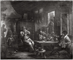 Peasants in an Inn by Justus van den Nypoort