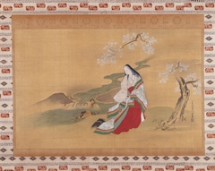 Poetess Ise no Tayū by Miyagawa Chōshun