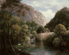 Pont Aberglaslyn by Hugh Hughes