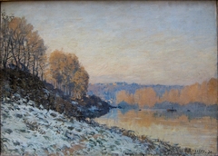 Port-Marly, Frost by Alfred Sisley