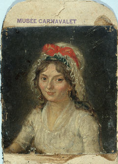 Portrait de femme d'époque révolutionnaire by Ecole française