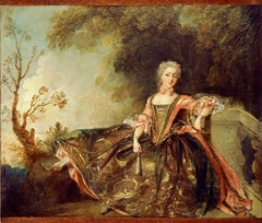 Portrait of a Dancer (Mademoiselle Marie Sallé?) by Nicolas Lancret