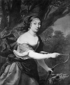 Portrait of a Woman as Diana by Ferdinand Bol