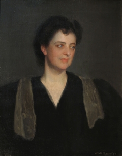 Portrait of a Woman in Black (Mrs. Howard Okie) by William McGregor Paxton