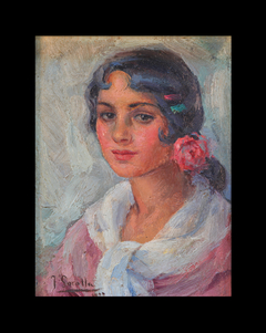 Portrait of a Woman by Joaquín Sorolla