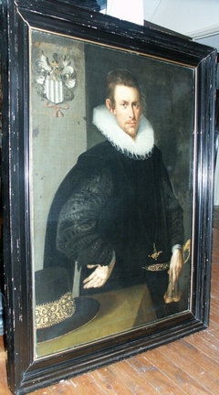 Portrait of Carel van der Nitzen (1564-1608) by Crispiaen Colijn