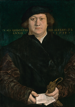 Portrait of Cyriacus Kale by Hans Holbein the Younger