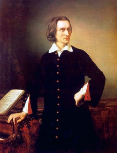 Portrait of Franz Liszt by Miklós Barabás