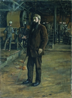 Portrait of Gustaf Adolf Serlachius by Akseli Gallen-Kallela