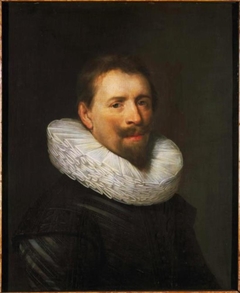 Portrait of Jacob van Brouchoven, husband of Emerentia Banningh by Jan van Ravesteyn