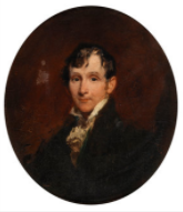 Portrait of James Kenney (1780-1849), Dramatist by Gilbert Stuart Newton