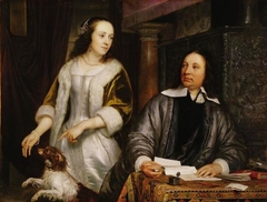 Portrait of Jan Hinlopen and Leonora Huydecoper by Jacob van Loo