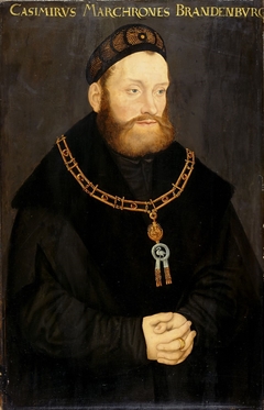 Portrait of Margrave Kasimir of Brandenburg-Kulmbach by Lucas Cranach the Elder