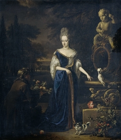 Portrait of Maria Cornelisz, Wife of Silvester van Tongeren by Jan Weenix