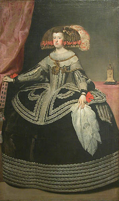 Portrait of Mariana of Austria by Diego Velázquez