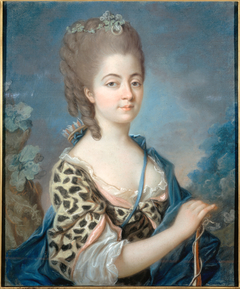 Portrait of Marie-Aurore de Saxe (1748-1821) in Diana the Huntress by Adélaïde Labille-Guiard