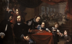 Portrait of the Gem-Cutter Dionysius Miseroni and His Family by Karel Škréta