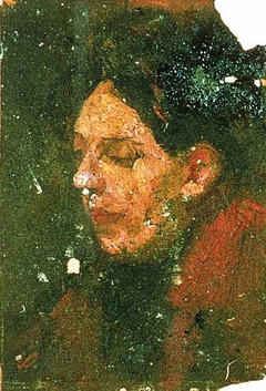 Portret van Agnita Feis by Theo van Doesburg