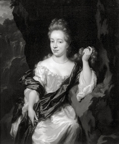 Portret van Maria Voet (1665-1741) by Nicolaes Maes