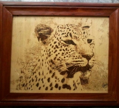 Potrait of a leopard by Farai Richard Ronald Mahati