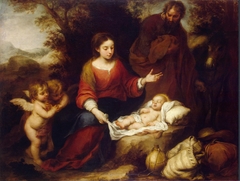 Rest on the Flight into Egypt by Bartolomé Esteban Murillo