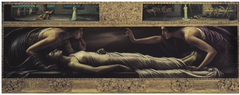 Retable Of The Saint Ines' Death by Julio Romero de Torres