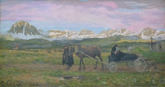 Returning Home by Giovanni Segantini