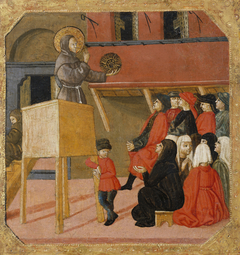 Saint Bernardino of Siena Preaching by Giovanni di ser Giovanni Guidi