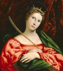 Saint Catherine by Lorenzo Lotto