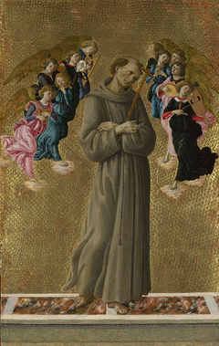 Saint Francis of Assisi with Angels by Sandro Botticelli