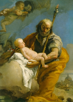 Saint Joseph and the Christ Child by Giovanni Battista Tiepolo