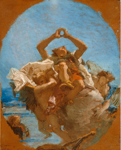 Saint Roch Carried to Heaven by Angels by Giovanni Battista Tiepolo