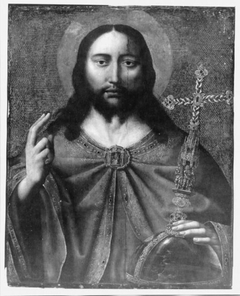 Salvator Mundi (Christ Blessing) by Quentin Matsys