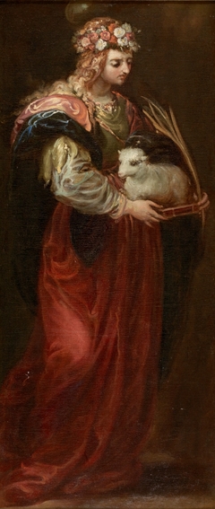 Santa Inés by Francisco Rizi