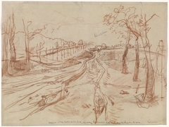 Schets van een landweg by George Hendrik Breitner