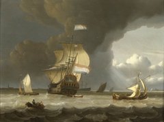 Schips on the Scheldt by Jan Claesz Rietschoof